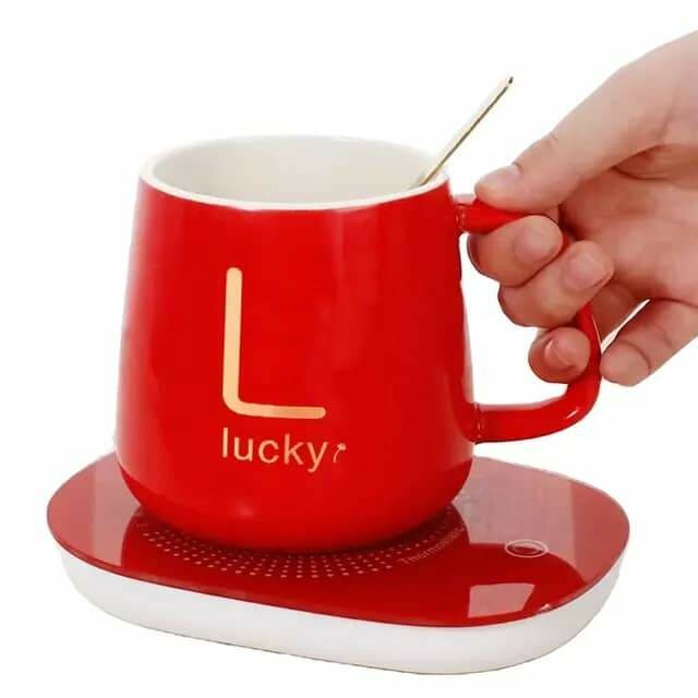 Tasse chauffante