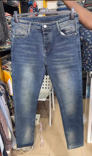 Biker Tattered Stretch Jeans