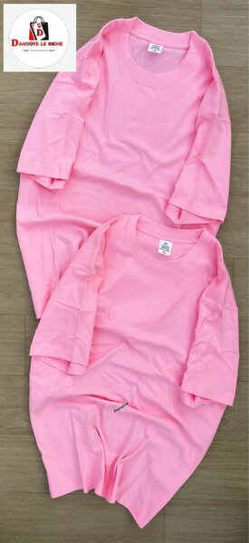 Robe T-shirt rose décontractée