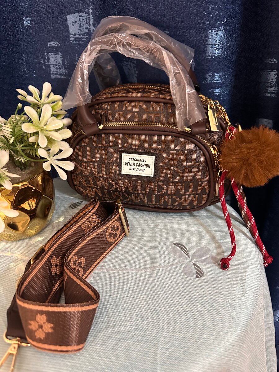 Sac à main Michael Kors marron et rose