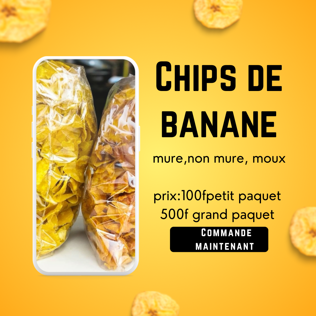 Chips de Banane Croustillants