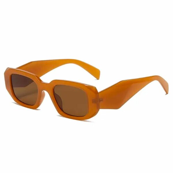 Lunettes de soleil rétro orange