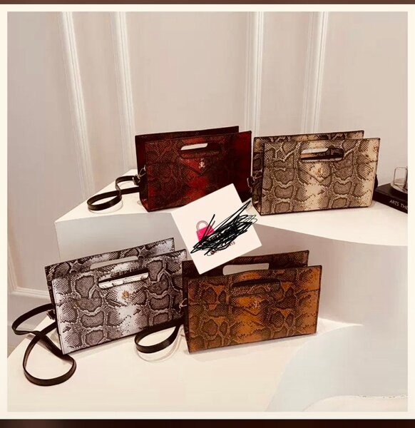 Sac bandoulière serpent élégant