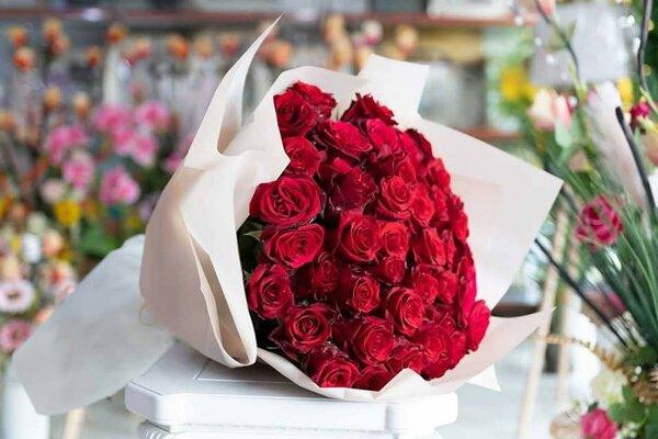 Bouquet de Roses Rouges