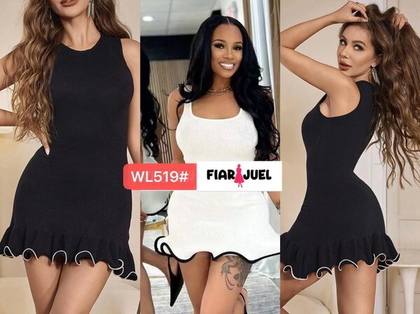 Robe moulante évasée élégante