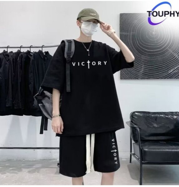 Tenue décontractée noire unisexe