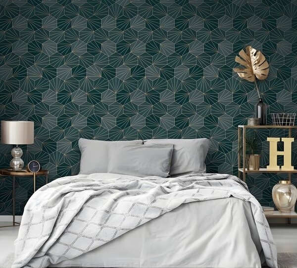 Papier Peint Géométrique Élégant