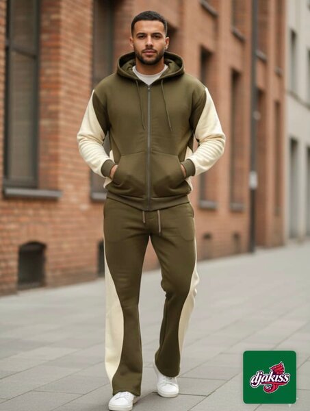 Survêtement moderne bicolore