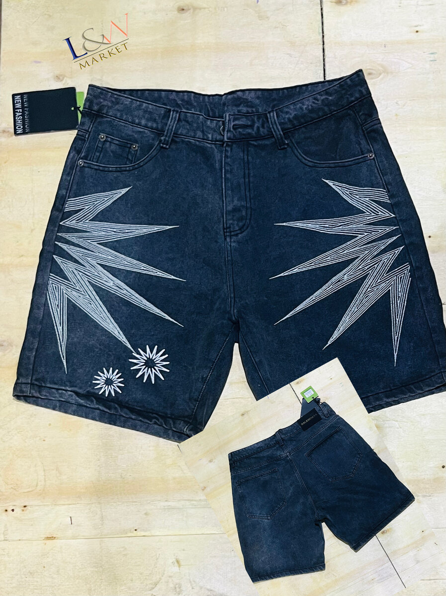 Shorts denim homme imprimés