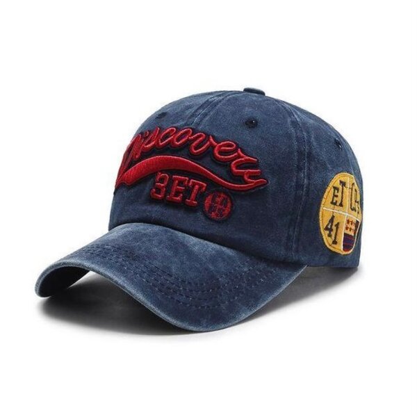 Casquette en denim style vintage