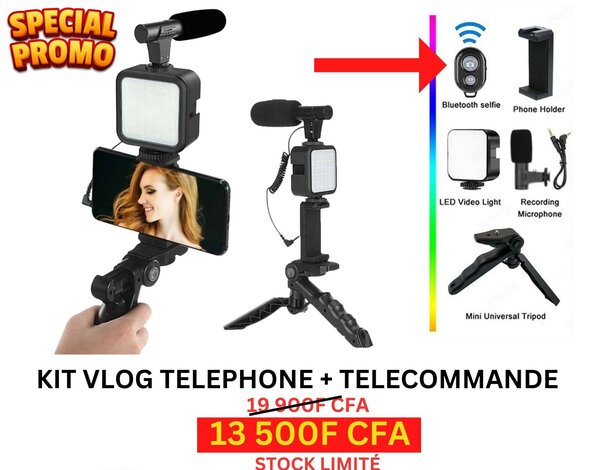 KIT VLOG TELEPHONE + TELECOMMANDE