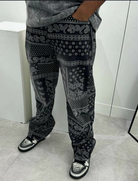 Pantalon imprimé bandana