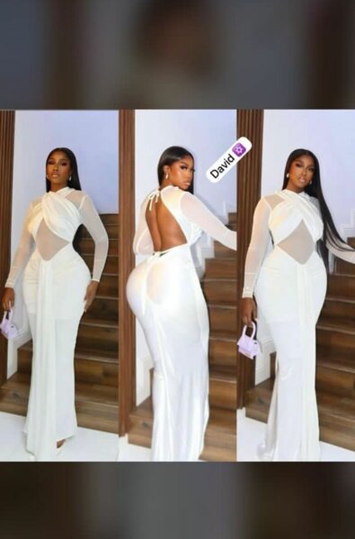 Robe Longue Élégante Blanche