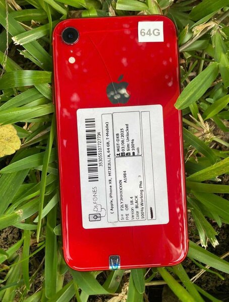 iPhone XR Rouge 64 Go Débloqué