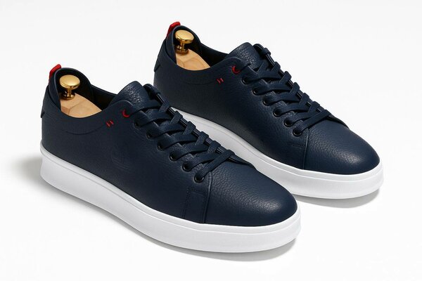 Sneakers en cuir pour hommes