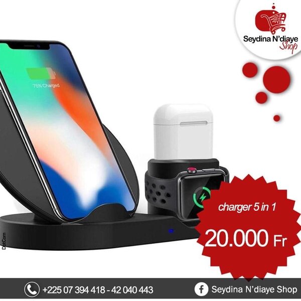 Chargeur, 3 In One