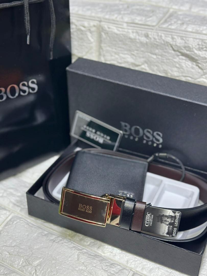 Ceinture portefeuille en cuir