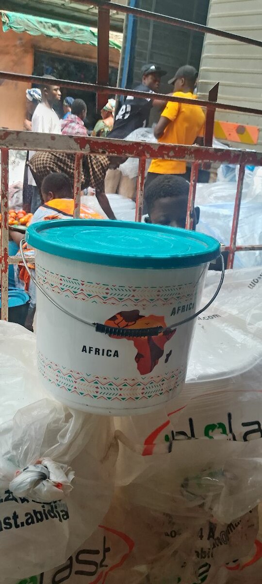 Seau en plastique Afrique 5l