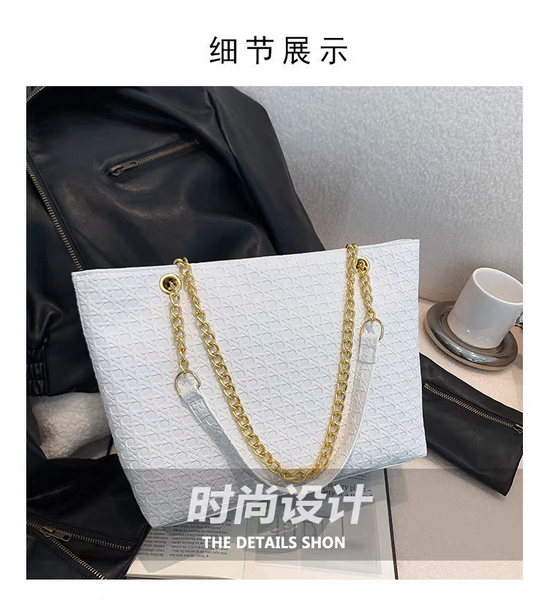 Sac à main à texture légère blanc