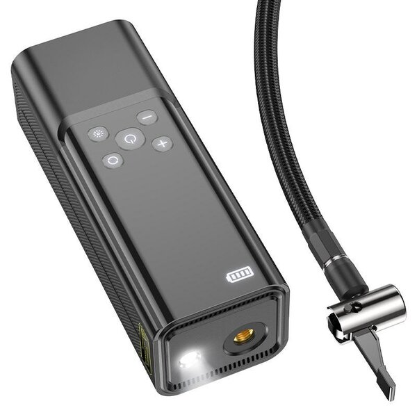 Портативный автомобильный Smart насос Hoco ZP7 5000 mAh  Бес