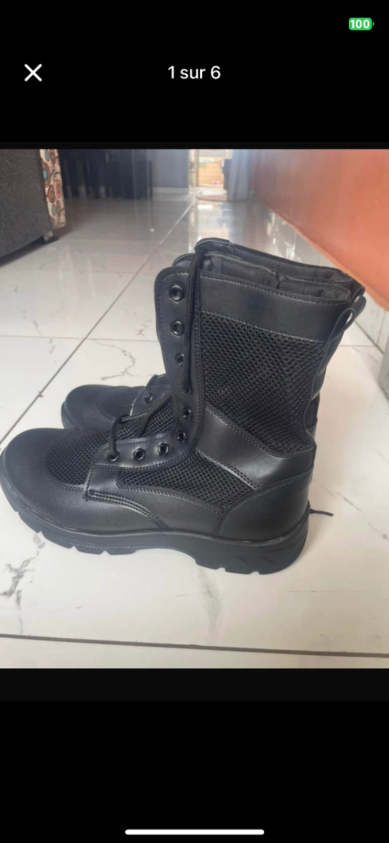 Bottes tactiques imperméables homme
