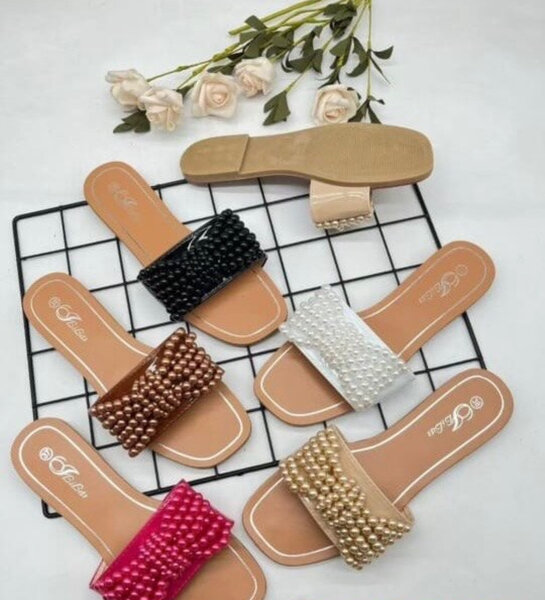 Sandales perlées élégantes