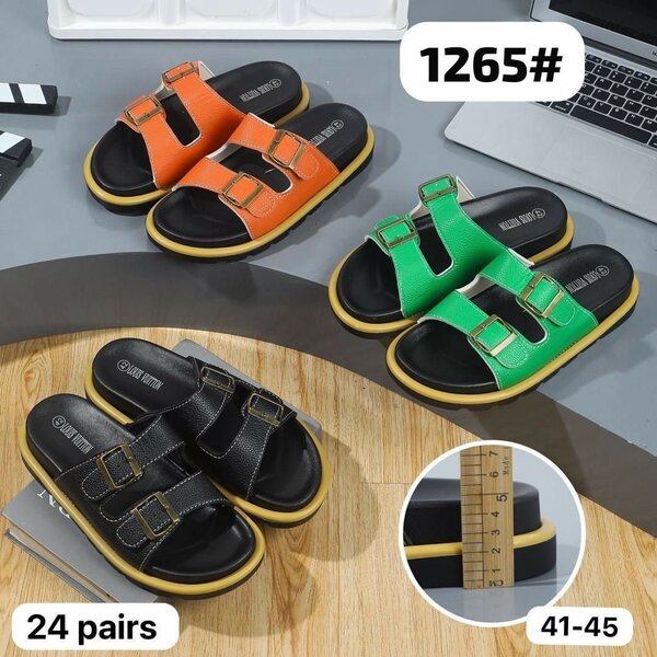 Sandales à boucle hommes élégantes