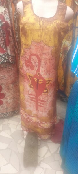 Robe longue ethnique colorée