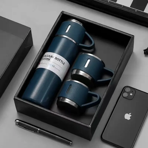 Thermos avec 3 tasses