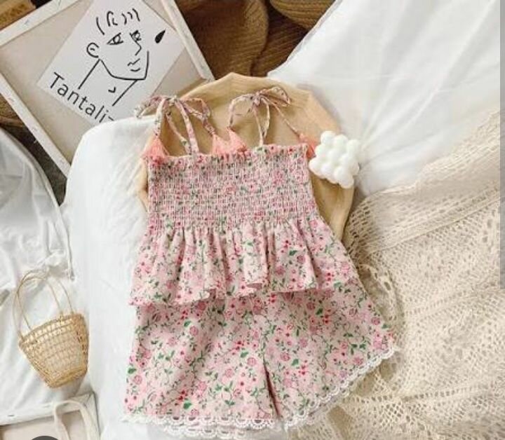 Ensemble d'été sans manches enfant