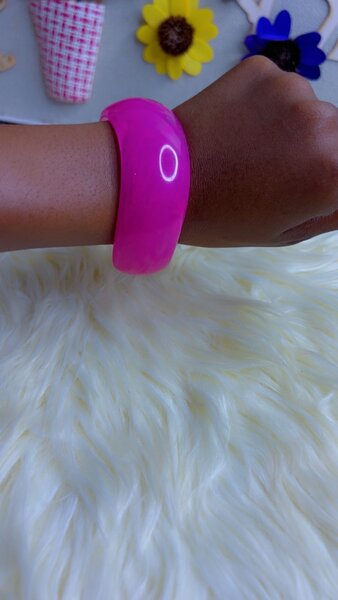 Acrylic bangles