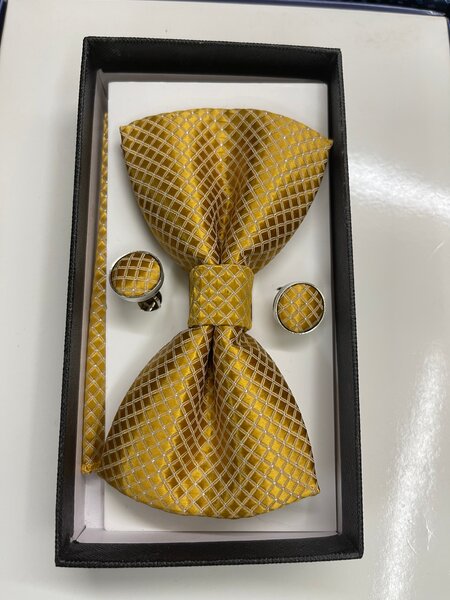 Ensemble Noeud Papillon et Boutons de Manchette