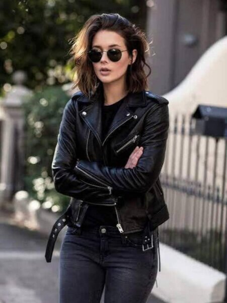 Leather jacket