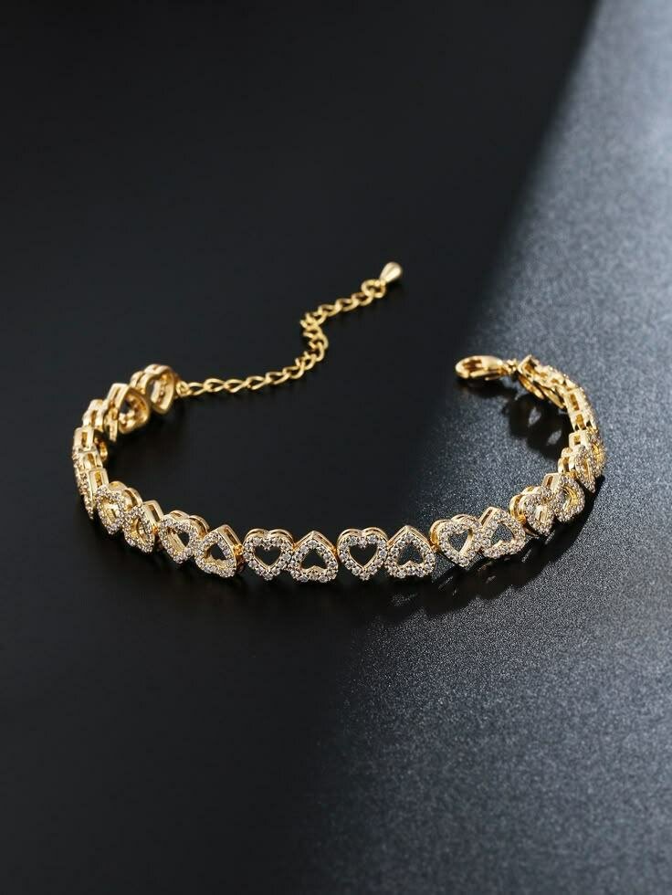 Bracelet or en or avec diamants