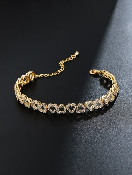 Bracelet or en or avec diamants