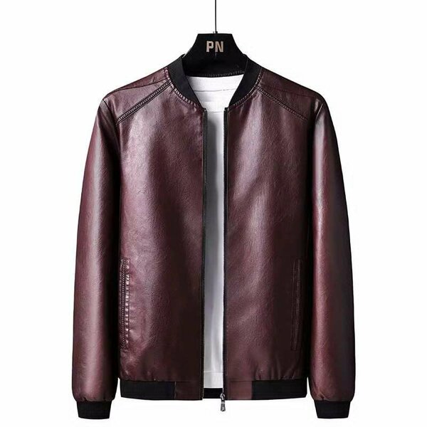 Blouson en cuir pour hommes