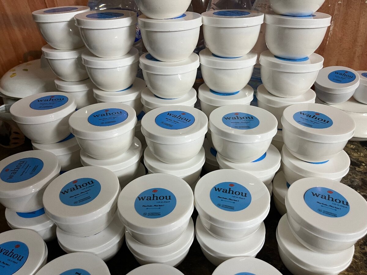 Boîtes à beurre en plastique compactes