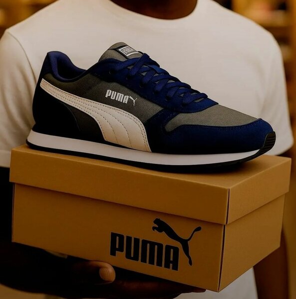 Baskets Puma bleu foncé unisexe