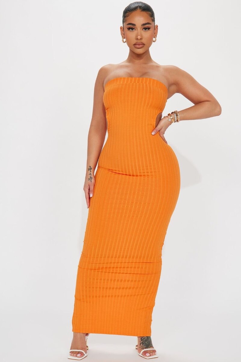 Robe longue bustier élégante