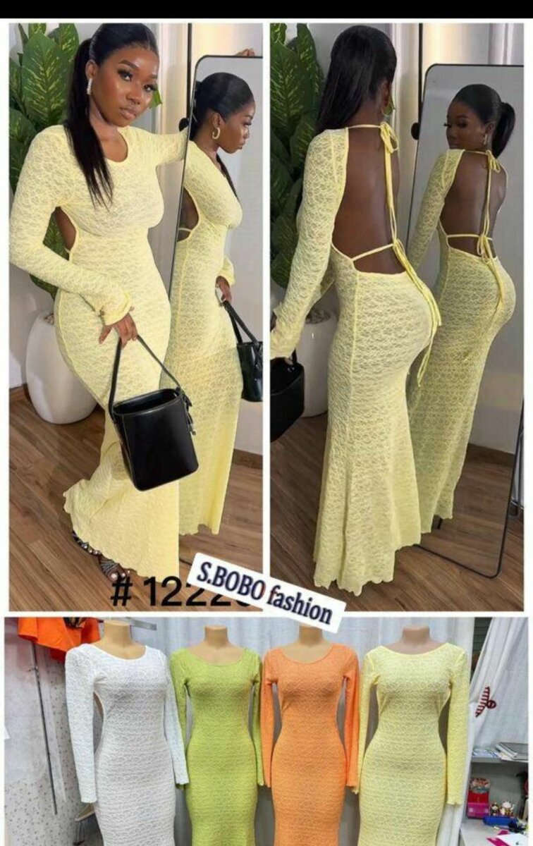 Robe en maille pour femmes