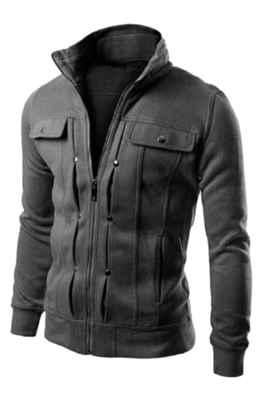 Mexican Style Jacket For Men, Charcoat