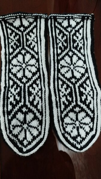 Носки вязанные