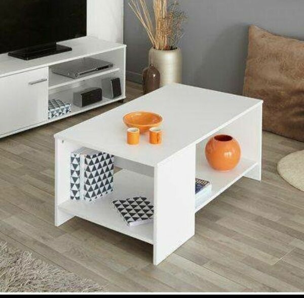Table basse moderne blanche design
