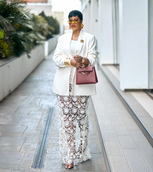 Ensemble jupe et gilet chic