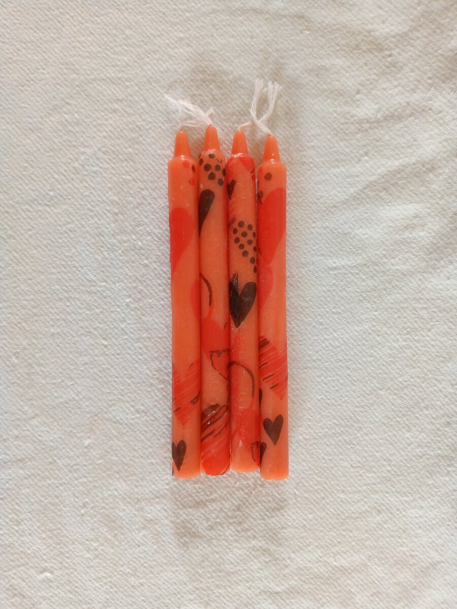 Bougies décoratives Rouges