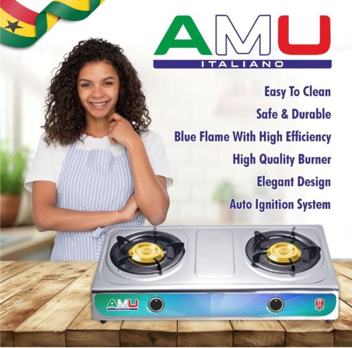 AMU-GS2B Auto ignition 2 Burne