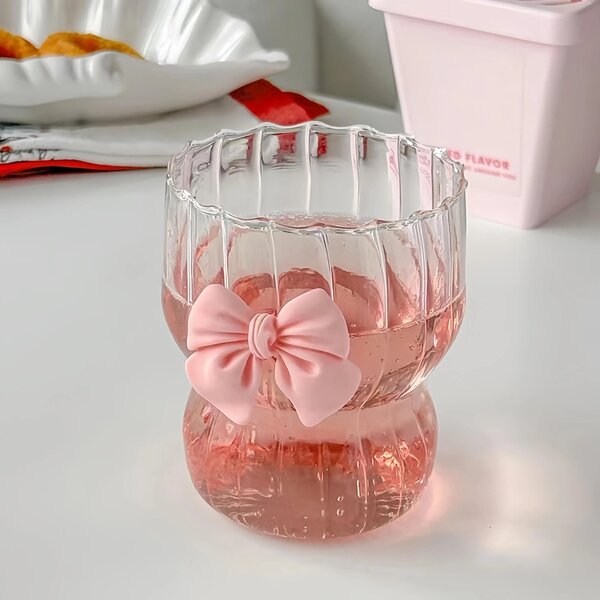 Ribbed Cup with Bow