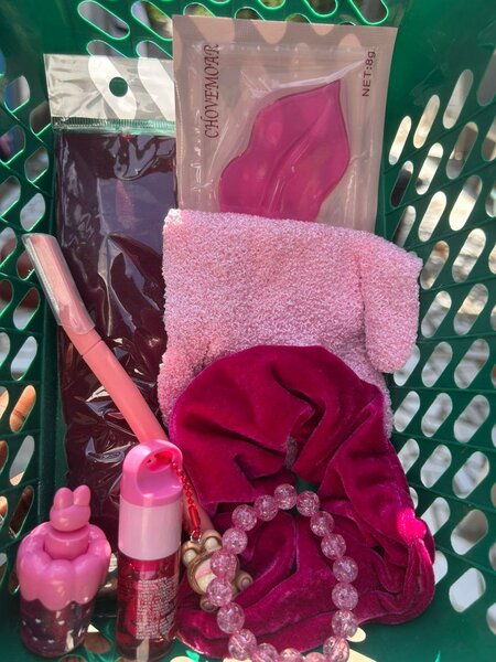 Coffret beauté rose glamour