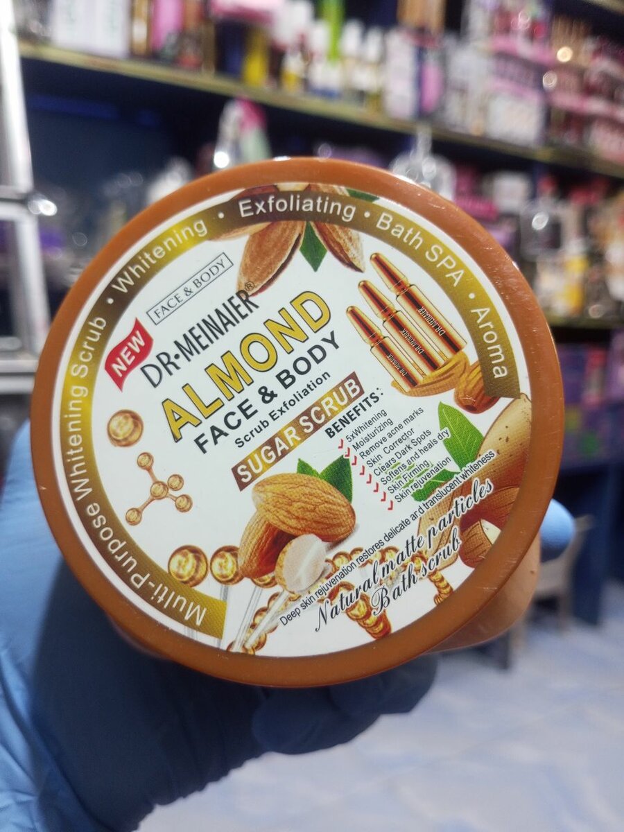 Dr-Menhaier Gommage Corps et Visage Sucre et Amande