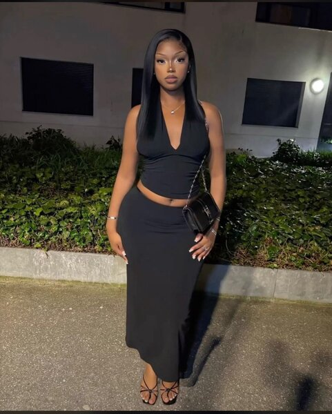 Robe noire élégante